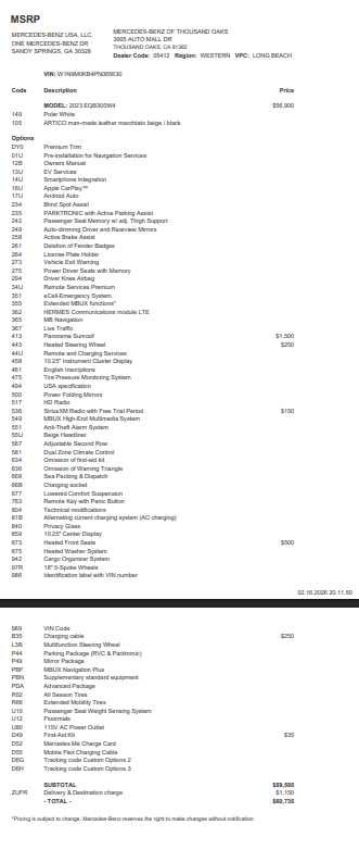 2023 Mercedes-Benz EQB 300 4MATIC® SUV