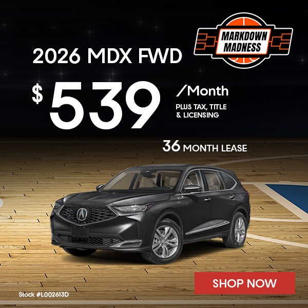 2026 Acura MDX with Technology Package Lease for $539 per mo