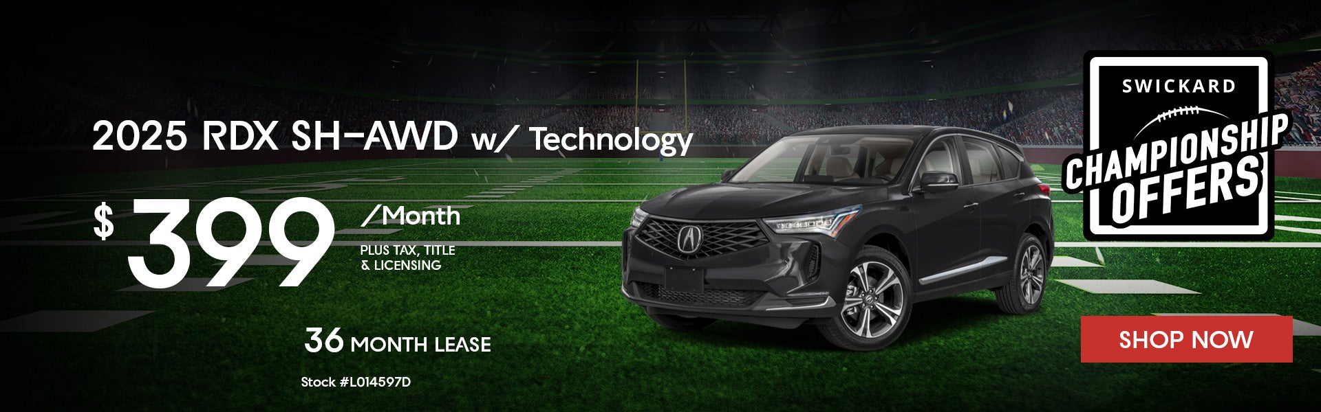 2025 Acura RDX SH-AWD with Technology Package Lease for $399