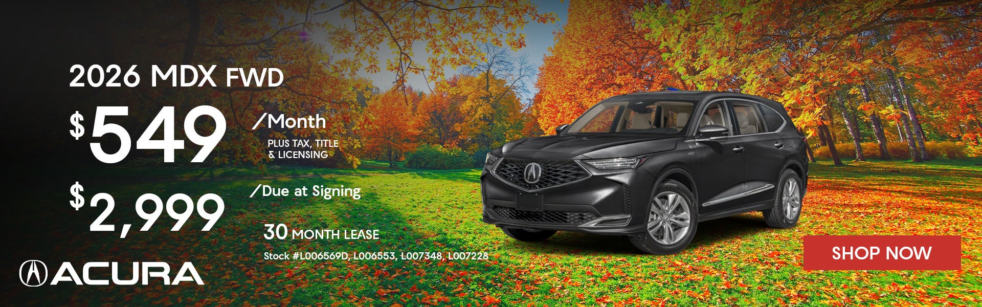 2026 Acura MDX FWD