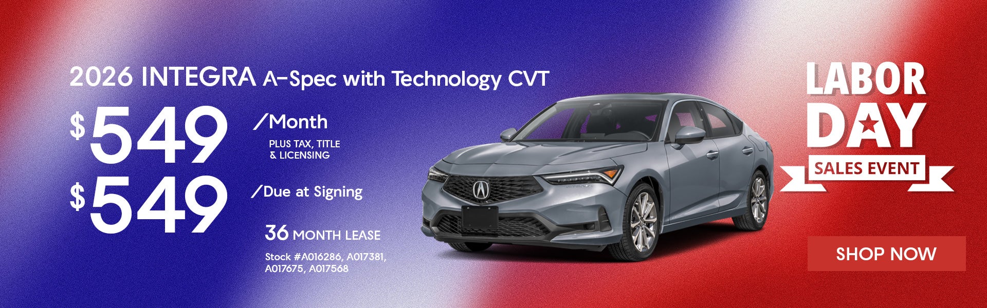 2026 Acura Integra A-Spec with Technology