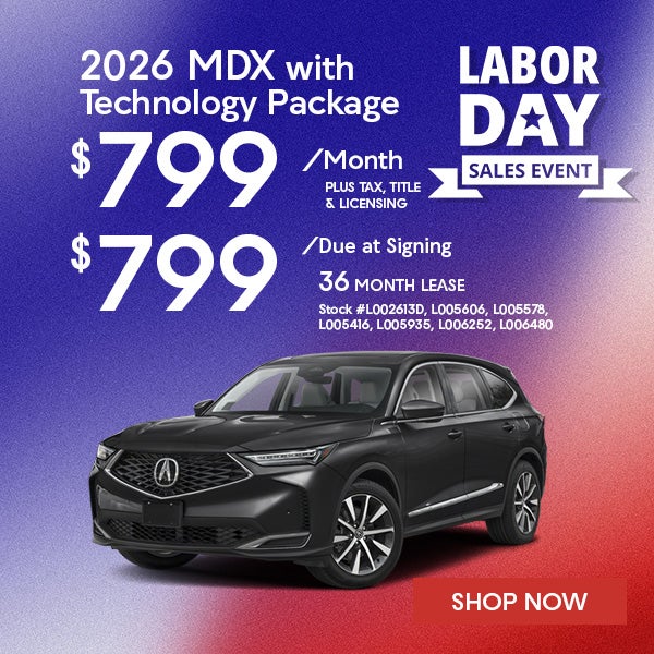 2026 Acura MDX with Technology Package